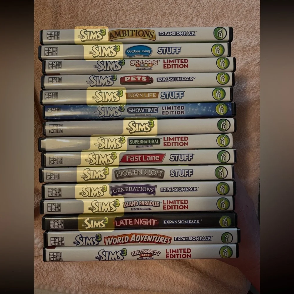 The Sims3 win Mac EA PC Games Lot of 15